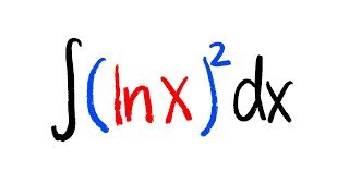 calculus 2 integral of lnx2 via integration by parts [upl. by Aunson]