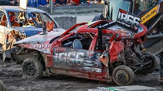 Mitchell Fair Demolition Derby 2024 Youth Mini [upl. by Femi43]