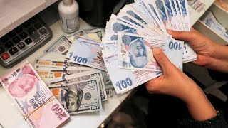 Turkeys currency woes skyrocket after lira free falls [upl. by Modnarb35]