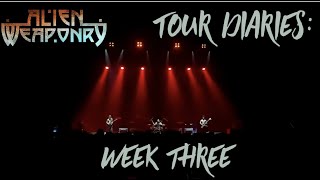 ALIEN WEAPONRY GOJIRA TOUR DIARY 3 [upl. by Almita]