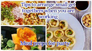 I arranged High tea golgappa party at my home🇺🇸 tips to arrange parties as working mom mom [upl. by Mirak196]