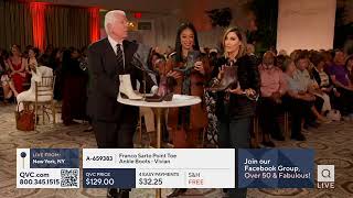 Franco Sarto VIVIAN Western Influence Leather Ankle Boots on QVC Dennis Basso amp Friends amp Jeannette [upl. by Roselia380]