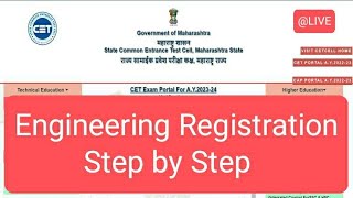 Engineering Admission Form Filling Step By Step II Full Details in Marathi [upl. by Kilgore897]