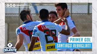 Primer gol de Santiago Rebagliati en primera [upl. by Aridan]