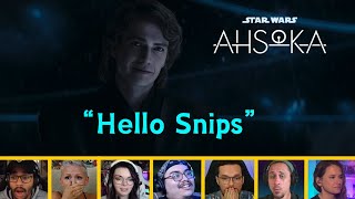 Reactors Reacting to ending of AHSOKA Episode 4  Ahsoka 1x4 quotFallen Jediquot [upl. by Eillit]