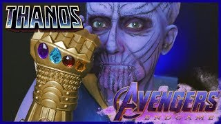 AVENGERS  THANOS MAKEUP TRANSFORMATION [upl. by Eelarat]