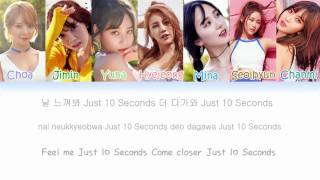 AOA 에이오에이 – 10 Seconds Lyrics HanRomEngColor Coded [upl. by Anadroj999]