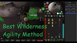 OSRS Wilderness Agility Course 60k XPHour  23M GP Low Risk Method  shorts [upl. by Anole]