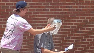 Giant Pie In The Face Prank [upl. by Korenblat]