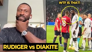 Rüdigers crazy response after Lille player mocked him during yesterdays game  Football News Today [upl. by Campagna]