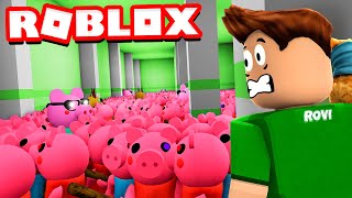 100 PIGGYS vs ROVI en PIGGY INFECTION EVENT  Roblox [upl. by Sidman]