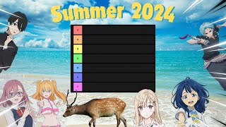 Summer anime on a tierlist [upl. by Ahsik189]