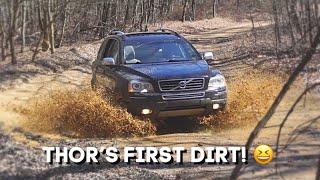 First Time Off Road with my Volvo XC90 V8 ft MercedesBenz 300TE 4Matic [upl. by Sancha373]