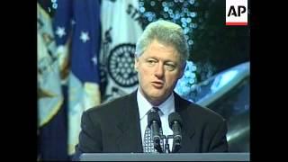 USA KOSOVO CRISIS BILL CLINTON WARNING TO MILOSEVIC 2 [upl. by Ahseryt]