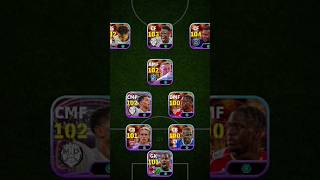 Showtime squad  4213 formation  eFootball 2025 mobile shorts efootball pes viralshorts [upl. by Askwith137]