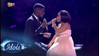 Top 3 Reveal Duets Thando amp Karabo – Idols SA  Mzansi Magic [upl. by Ssej]