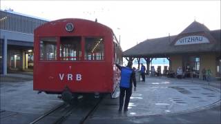 die Drehscheibe der Vitznau RigiBahn VRB Kanton Luzern Schweiz [upl. by Kimber]