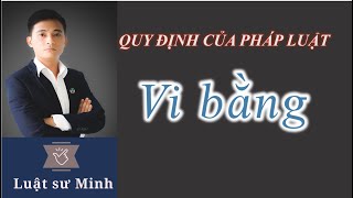 Vi bằng có giá trị gì  Có nên mua bán nhà đất qua vi bằng [upl. by Milburr]