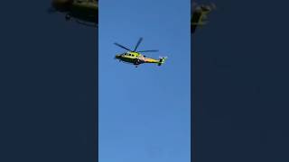 Essex and Herts Air Ambulance comings in to land in Chelmsford Essex UK Ambulance helicoptershot [upl. by Xad]