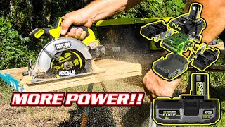 FEEL the Difference New Ryobi EDGE High Performance Batteries [upl. by Lleryt]