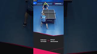 Insane derby🌪️⚡️ shorts tteurocup TableTennis [upl. by Orlene]