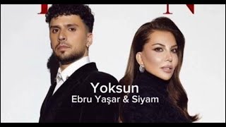 Ebru Yaşar amp Siyam  yoksun lyrics [upl. by Nadean]