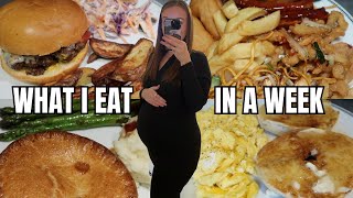 REALISTIC WHAT I EAT IN A WEEK IN MY 3RD TRIMESTER  ad [upl. by Misak657]