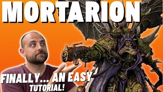 Mortarion Primarch of the Death Guard made easy [upl. by Kimmi]