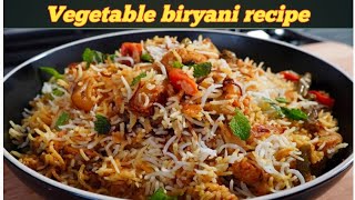 Vegetable biryani recipe viral short video cooking channel respi [upl. by Eibur]