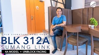 312A Sumang Link 490000 to own a HighFloor 4A HDB Unit in Punggol  Home Tour Adrian Lim [upl. by Ahsyek]