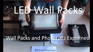 LED Wall packs and Photocells Explained  What are they Add a photocell to a wall light [upl. by Ezar939]