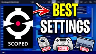 Scoped Fortnite Chapter 2 Settings Controller Binds and Setup Tfues DUO [upl. by Elehcar763]