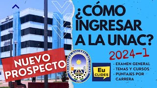 🔴 ¿Cómo ingresar a UNAC 2024 Nuevo prospecto Examen de admisión Universidad Nacional del Callao [upl. by Sibylla656]