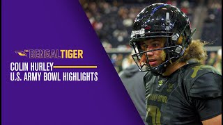 LSU commit Colin Hurley shines at US Army Bowl  LSU Football Commits  LSU Football Recruiting [upl. by Monty]