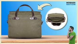 Filson Rugged Twill Briefcase Review Worth 500 USD [upl. by Daraj]