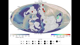 Plate motions with evolving boundaries age of the ocean crust and sedimenthosted metal deposits [upl. by Ddej14]