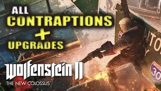 Wolfenstein 2 The New Colossus  All 3 Contraption Locations amp How to get Contraption Upgrades [upl. by Chloette]