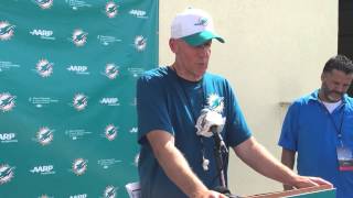 Joe Philbin speaks after Training Camp Day 7 [upl. by Anela177]