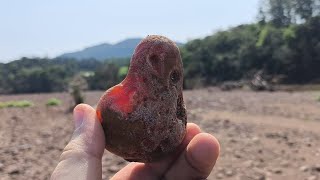 ÁGATA CORNALINA Lindas como pedras precisas Achamos muita pedra bacana para TRABALHAR [upl. by Neerual]