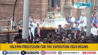 Solemn Procession for the Exposition 2024 begins [upl. by Lehsar]