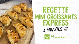 Recette de mini croissants [upl. by Edas]