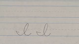 Capital quotIquot in cursive [upl. by Llevra]