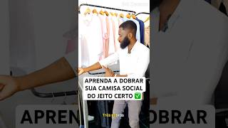 Como DOBRAR manga de CAMISA SOCIAL  Sanderson Lopes [upl. by Cooley]