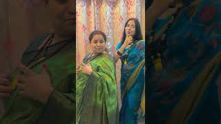 Banarasi Lehenga ❤️  Saas Bahu Jodi 😅 saasbahu familyvlog kumaunisong dehradunlove [upl. by Nauhs767]