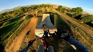 Valmont Bike Park Boulder CO  XL Slopestyle Line  Crash [upl. by Nylknarf445]