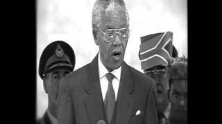 Extract from Nelson Mandelas inaugural address [upl. by Noitna]