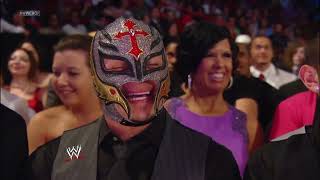 Mil Mascaras WWE Hall of Fame Induction Speech 2012 [upl. by Hardman]