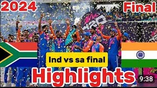 India vs South Africa Highlights  ICC T20 World Cup 2024 Final  Ind vs Sa Highlights  Ind vs Sa [upl. by Malan289]