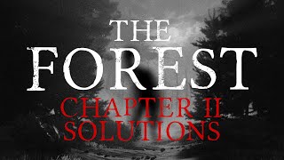 SOLUTIONS  EASTER EGGS THE FOREST 2  HORROR Choupala [upl. by Ennairol]