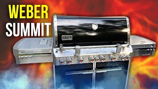 Weber Summit E670 6Burner Natural Gas OR Propane Grill Overview [upl. by Compte]